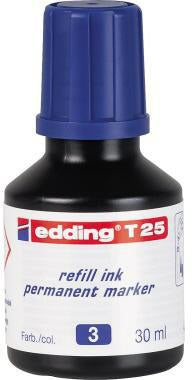 edding Nachfülltusche T 25 30 ml geruchsarme schwarze Tusche für Permanentmarker