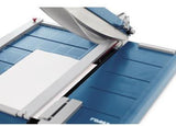 DAHLE Hebelschneider 561 – DIN A4, 35 Blatt, Metall blau, Sicherheitsautomatik