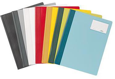 DURABLE Schnellhefter DIN A4 Polyethylen schwarz mit Innentasche