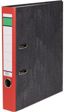 NEUTRALWARE Ordner DIN A4 50mm Recycling Pappe rot – Blauer Engel, 350 Blatt