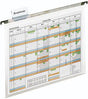 LEITZ Hängetasche ALPHA DIN A4 PVC transparent – Hängeklarsichthülle mit Sichtreiter
