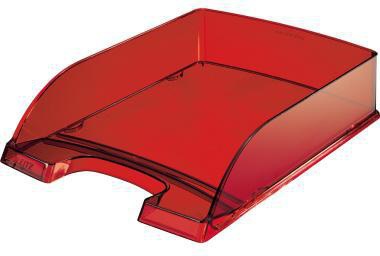 Leitz Briefablage Transparent Plus DIN A4 – Glasklare PS-Ablage, stapelbar