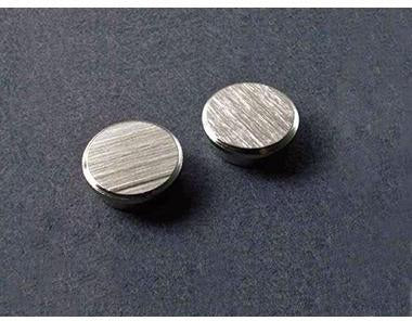 FRANKEN Kraftmagnet 30 mm rund 21 kg Chrom gebürstet, 5 Stück pro Packung