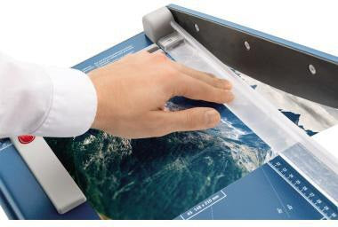 DAHLE Hebelschneider 533 – Metall, DIN A4, 15 Blatt, blau