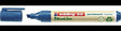 edding Permanentmarker 22 EcoLine mit Keilspitze 1-5 mm in Blau – Nachhaltiger Marker für fast alle Oberflächen