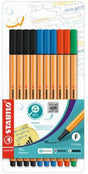STABILO point 88 Fineliner 0,4 mm farbig sortiert 10er-Pack – Präzision Made in Germany