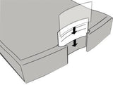 HAN Schubladenbox IMPULS 1012-12, DIN A4/C4, 4 geschlossene Schubladen, weiß, Made in Germany