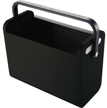 helit Hängebox H6110198 DIN A4 für 25 Hängemappen, lichtgrau, stapelbar, mit Rolloverschluss