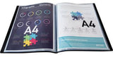 Exacompta Sichtmappe 8822E A4 PP 20 Hüllen hellblau