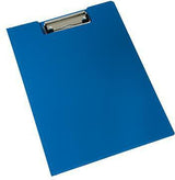 Soennecken Klemmbrettmappe DIN A4 Polypropylen blau mit Deckel