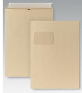 POSTHORN Versandtasche DIN C4 mit Fenster, 110 g/m², braun