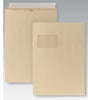 POSTHORN Versandtasche DIN C4 mit Fenster, 110 g/m², braun