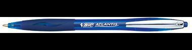 BIC Kugelschreiber ATLANTIS Soft 9021332 – 0,4 mm Druckmechanik, schwarz, dokumentenecht