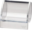 MAUL Klammernspender Acryl glasklar – 8,7 x 7,7 x 6,5 cm, ohne Klammern