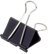 MAUL Foldbackklemmer mauly 41 mm Weite, 19 mm Klemmdicke, schwarz
