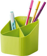 HAN Schreibtischköcher Re-X-LOOP 17238-912 – 4 Fächer, recycelter Kunststoff, weiß, Made in Germany