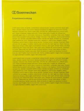 Soennecken Sichthülle 1514 DIN A4 PP blau 100 St./Pack. – Dokumentenschutz ohne Lochung