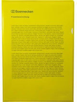 Soennecken Sichthülle 1514 DIN A4 PP blau 100 St./Pack. – Dokumentenschutz ohne Lochung