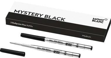 Montblanc Kugelschreibermine Mystery Black M – 2er-Pack für Montblanc Kugelschreiber