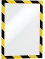 DURABLE DURAFRAME SECURITY Magnetrahmen gelb/schwarz A4 2er-Pack Sicherheitskennzeichnung