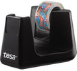 tesa Tischabroller ecoLogo Smart 53903-00000 schwarz mit Klebefilm – rutschfest & nachfüllbar