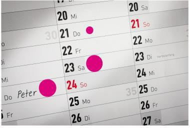 Avery Zweckform Markierungspunkte 3850, 10 mm, magenta, 800 Stück pro Packung