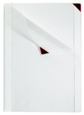 DJOIS Sichttafel KANG 194770 DIN A4 rot 5 St./Pack. – Selbsthaftende Sichttafelhülle mit Magnetverschluss