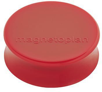 magnetoplan Magnet Ergo Large 1665032 34mm silber 10 St./Pack. – Ferrit-Magnete mit hoher Haftkraft