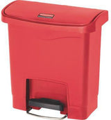 Rubbermaid SLIM JIM STEP-ON Tretabfalleimer 15 l beige – platzsparend & geräuscharm