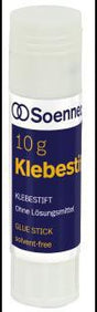 Soennecken Klebestift 5880 10g – lösemittelfreier Klebstoff für Papier, Pappe und Fotos
