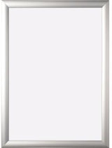 Bi-office Snap Wandprospekthalter A4 Klapprahmen silber Aluminium eloxiert