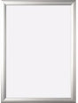 Bi-office Snap Wandprospekthalter A4 Klapprahmen silber Aluminium eloxiert