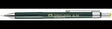 Faber-Castell Druckbleistift TK-FINE 9713 0,35 mm HB – Präzisions-Druckbleistift mit versenkbarer Spitze, dunkelgrün