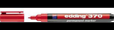 edding Permanentmarker 370 schwarz 1 mm Rundspitze nachfüllbar – wisch- & wasserfest