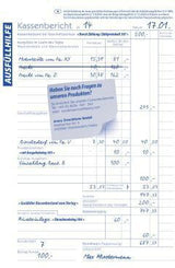 Avery Zweckform Kassenbericht 305 DIN A5 50 Blatt – Formular für Tageseinnahmen