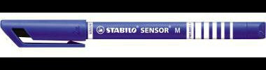 STABILO SENSOR Fineliner 0,3 mm rot – Gefederte Spitze für präzises Schreiben