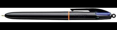 BIC 4 Colours Pro Mehrfarbkugelschreiber – 0,4 mm, 4 Farben, Druckmechanik