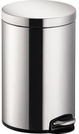 helit Tretabfalleimer the silent Classic 20 l Edelstahl mit Anti-Fingerprint-Beschichtung