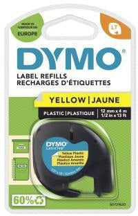 DYMO Schriftbandkassette LetraTag S0721530 12mmx4m sw auf tr