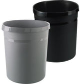 HAN Papierkorb GRIP KARMA 18 Liter Kunststoff öko-schwarz, Recycling, Blauer Engel