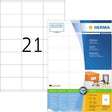 HERMA Universaletikett PREMIUM 4634, 70 x 41 mm, matt weiß, 4.200 Etiketten, A4-Bogen