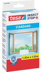 tesa Fliegengitter Insect Stop STANDARD 130 x 150 cm weiß – UV-beständig, selbstklebend