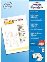 AVERY ZWECKFORM Inkjetpapier Classic 2576-150 weiß DIN A4 120 g/m² 150 Blatt