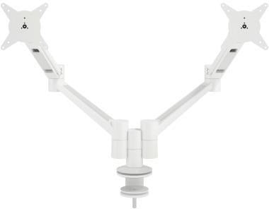 Dataflex Doppelmonitorarm Viewlite Plus 58.650 – 2 Arme, 7 kg, weiß, Aluminium