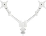 Dataflex Doppelmonitorarm Viewlite Plus 58.650 – 2 Arme, 7 kg, weiß, Aluminium
