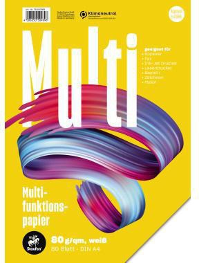 Staufen Multifunktionspapier DIN A4 80g/m² weiß 80 Blatt – holzfrei & klimaneutral