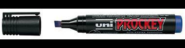 uni-ball Flipchartmarker uniPROCKEY 159051 Keilspitze blau – wasserfest & geruchlos