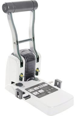 RAPESCO Blocklocher ECO P1100 – Kraftlocher für 100 Blatt, weiß