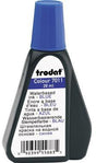 Trodat Stempelfarbe Colour 7011 – 28 ml Nachtränkfarbe in Blau, dokumentenecht