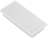 FRANKEN Haftmagnete HM2350 23x50 mm sortiert 10 Stück – Rechteckig, 1 kg Tragkraft